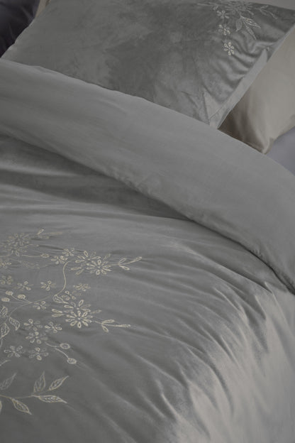 Arya Duvet Cover - Grey
