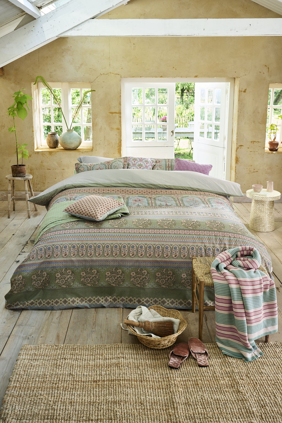 Pip Studio Bollywood Dreams Decoratiekussen - Groen