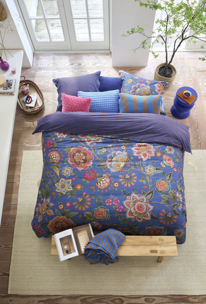 Bombay Bold Duvet Cover - Dark Blue