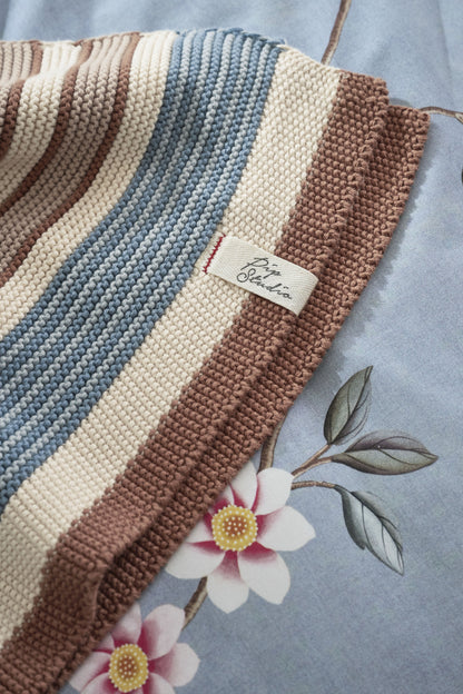 Pip Studio Bonsoir Combistripe Sprei - Blauw