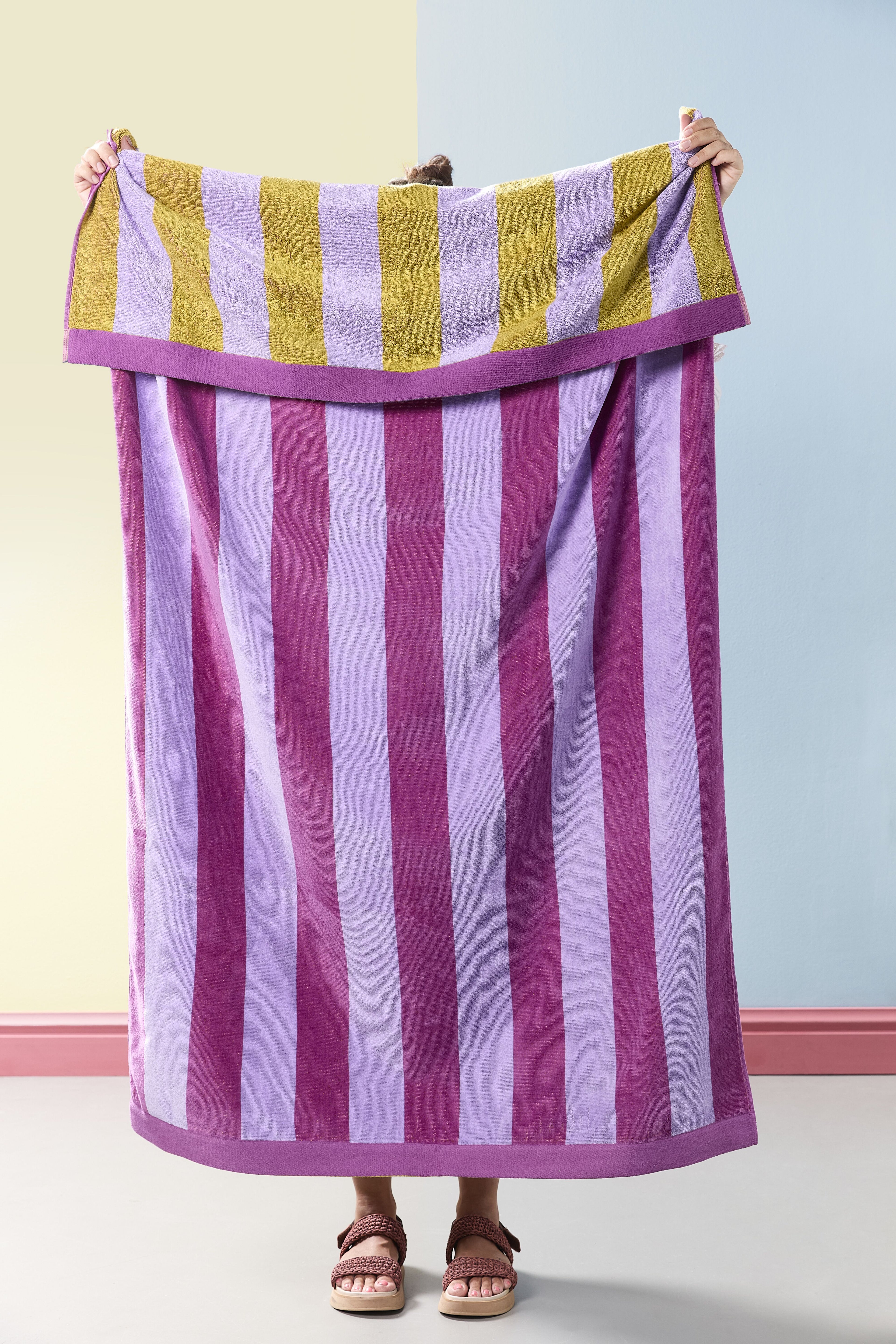 KAAT Amsterdam Bora Bora Beach Towel - Purple