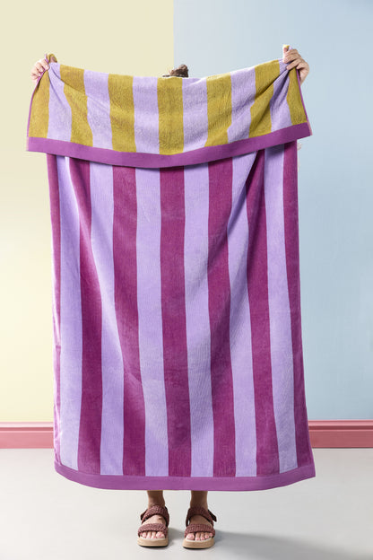 KAAT Amsterdam Bora Bora Beach Towel - Purple