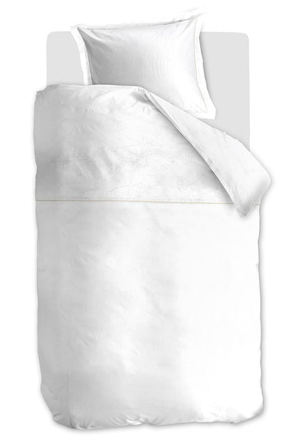 Broderie Fleurie Duvet Cover - White