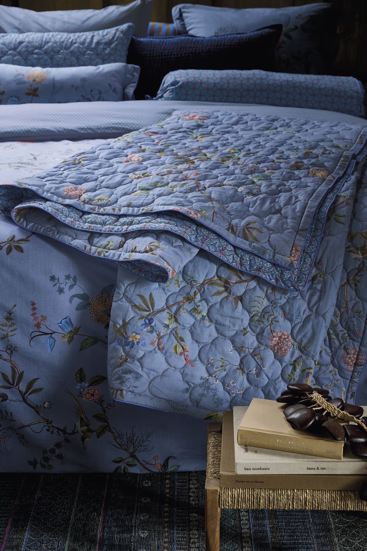 Pip Studio Bustani Decoratiekussen - Blauw