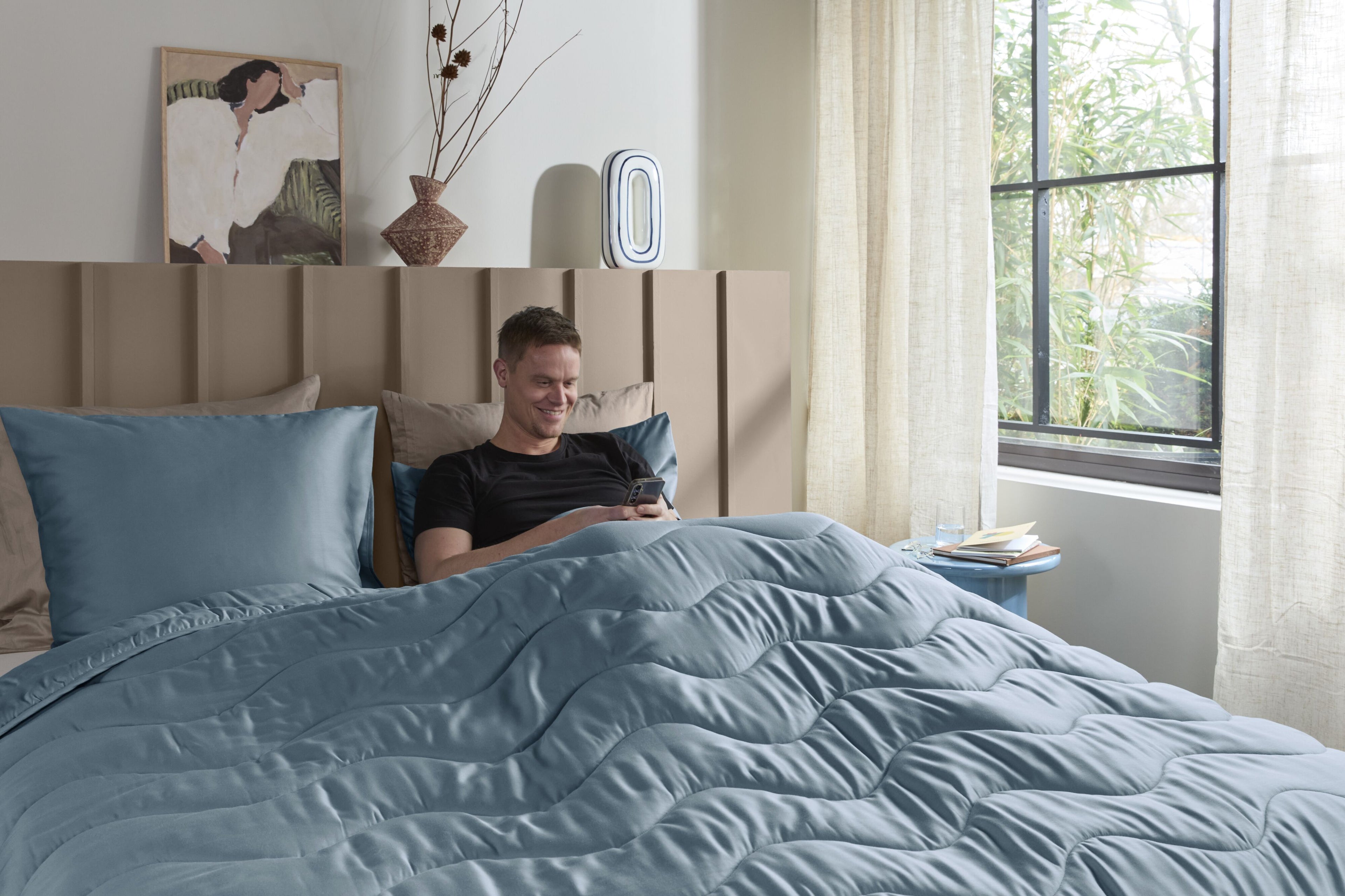 Beddinghouse Cocoon Lazy Duvet WB Dekbedden - Blauwgrijs