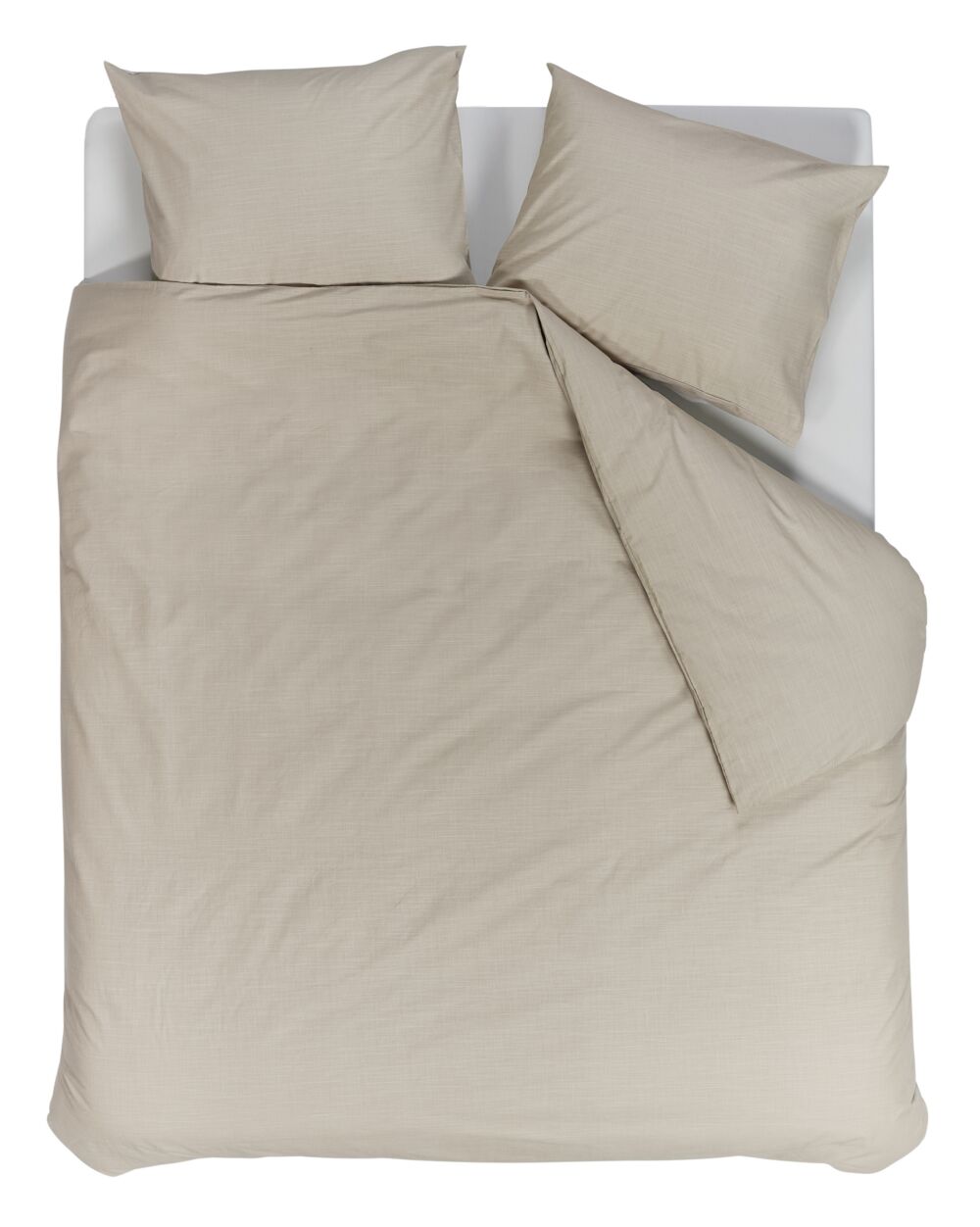 Cozy Slub Duvet Cover - Sand