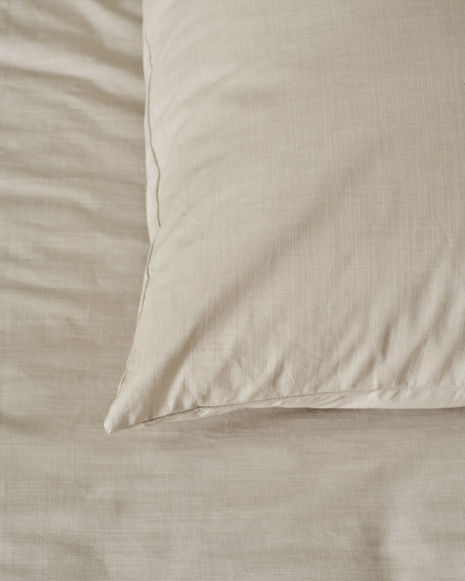 Cozy Slub Duvet Cover - Sand