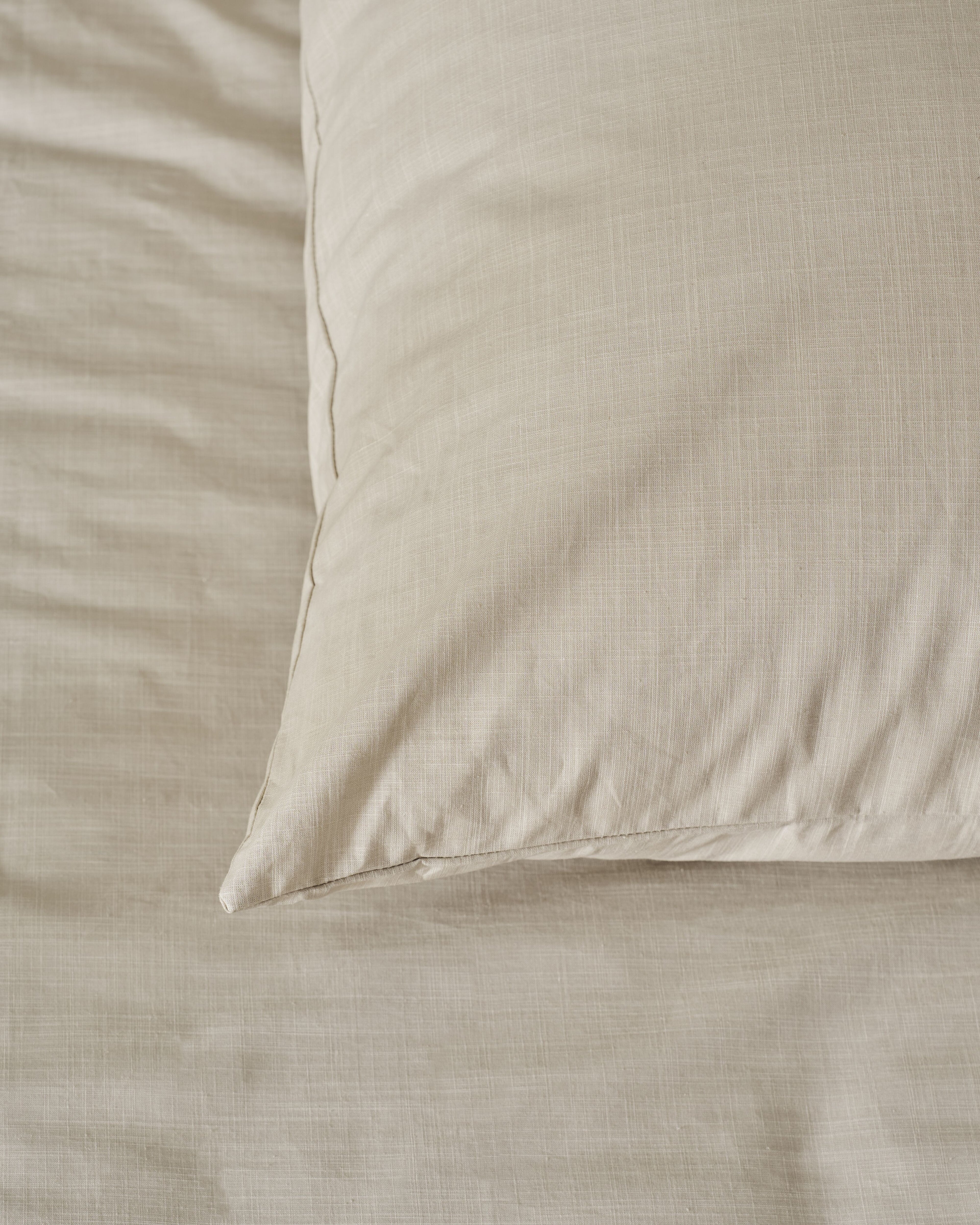 Cozy Slub Duvet Cover - Sand