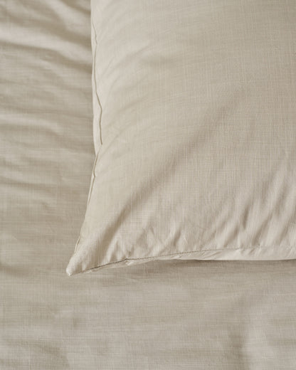 Cozy Slub Duvet Cover - Sand