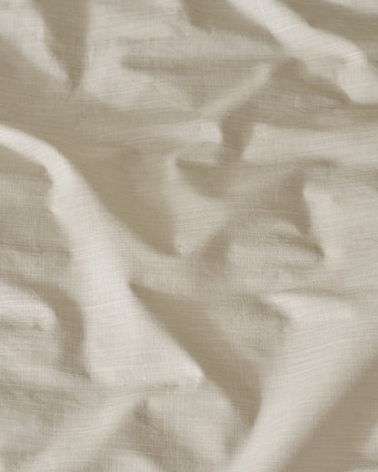 Cozy Slub Duvet Cover - Sand