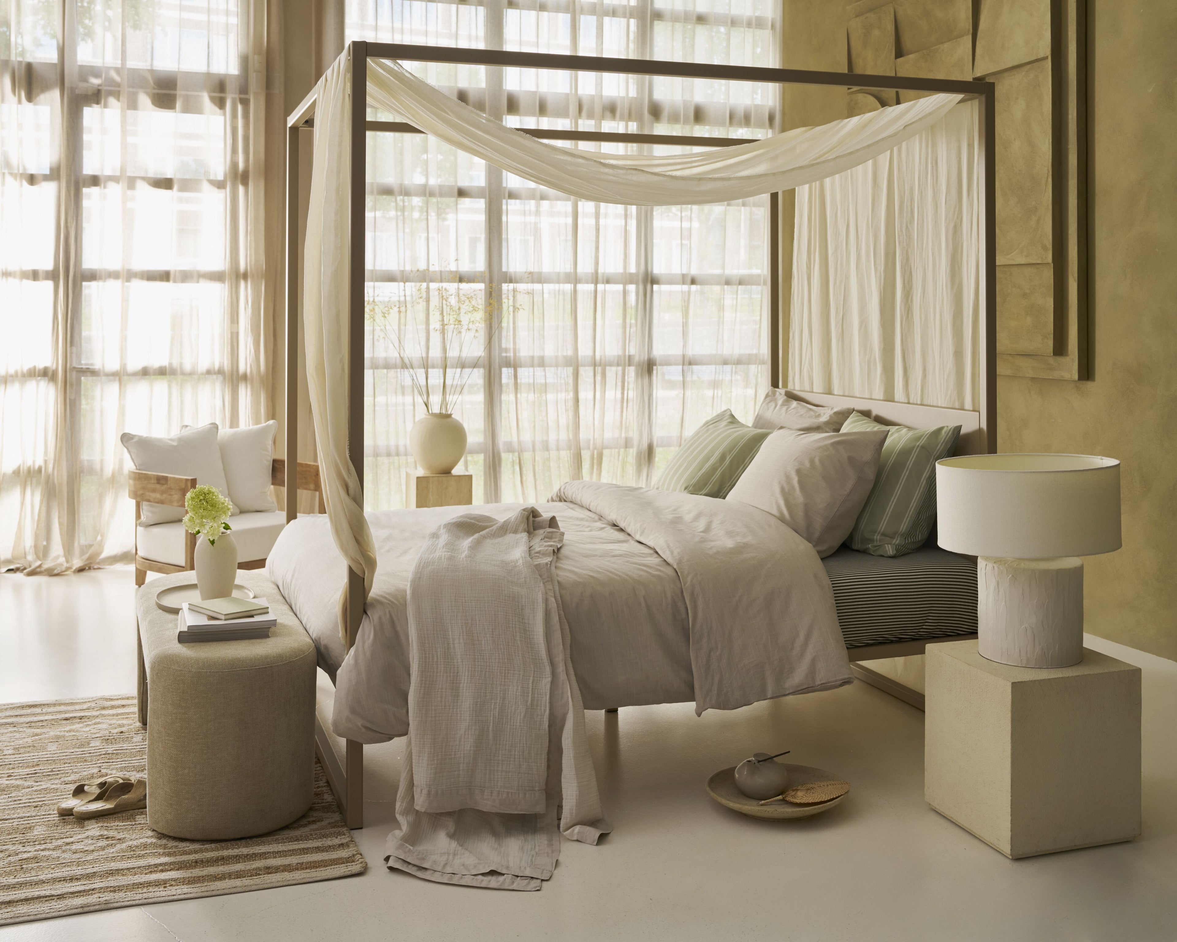 Cozy Slub Duvet Cover - Sand
