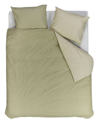 Cozy Slub Duvet Cover - Green
