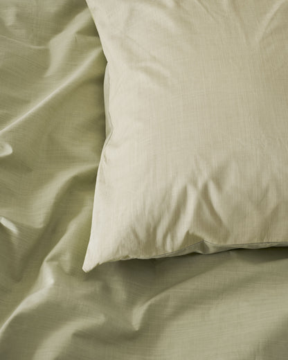 Cozy Slub Duvet Cover - Green