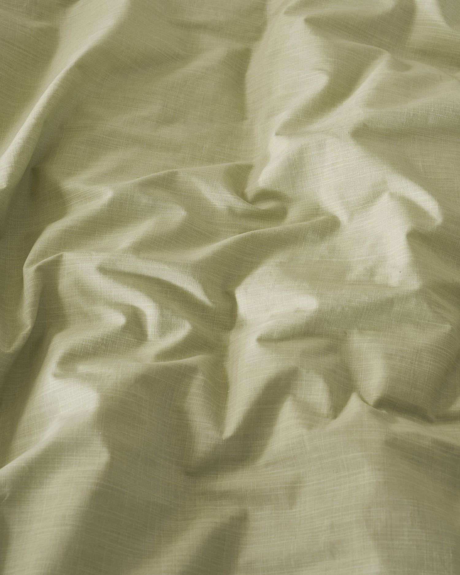 Cozy Slub Duvet Cover - Green