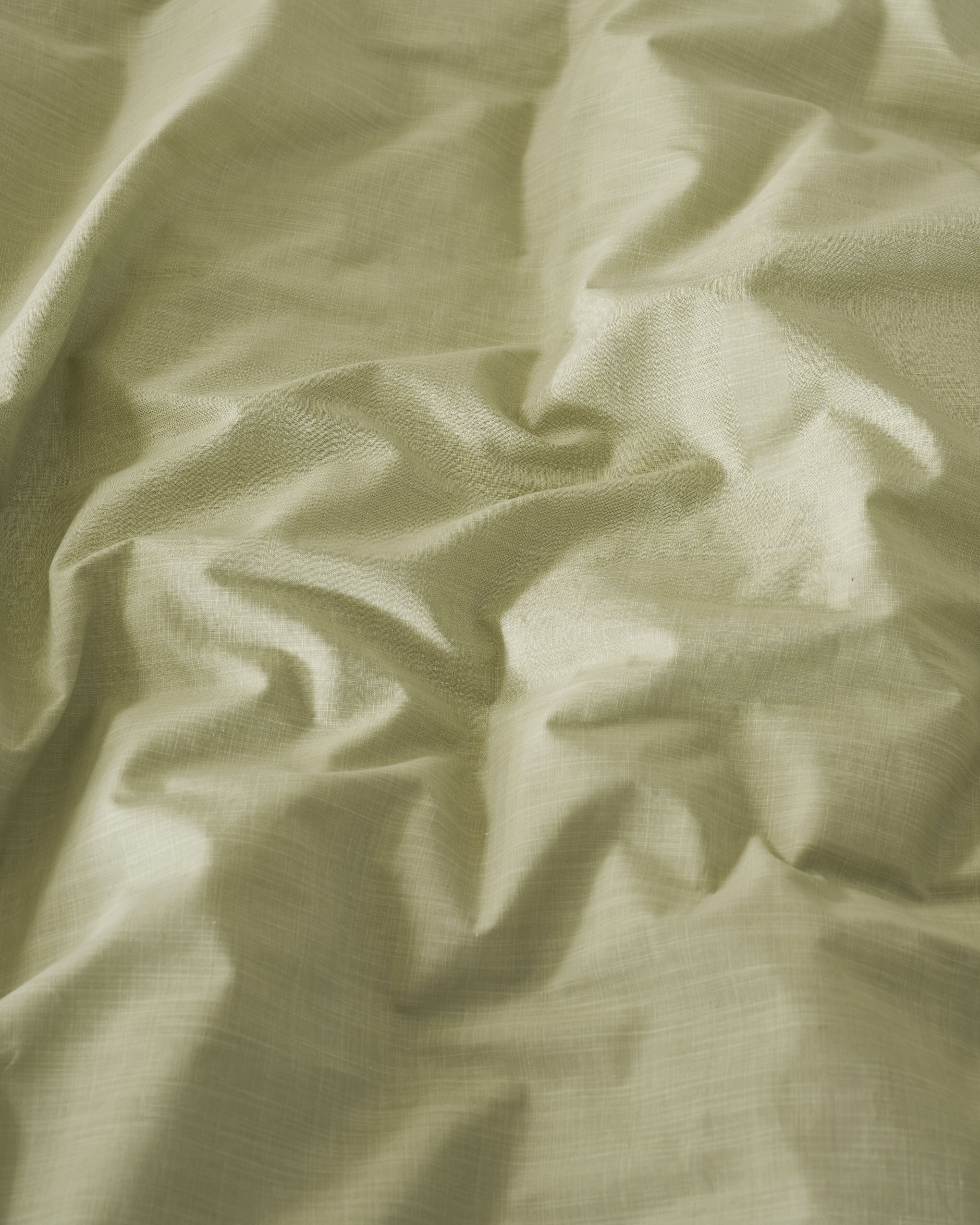 Cozy Slub Duvet Cover - Green
