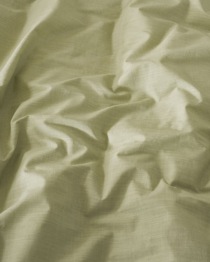 Cozy Slub Duvet Cover - Green