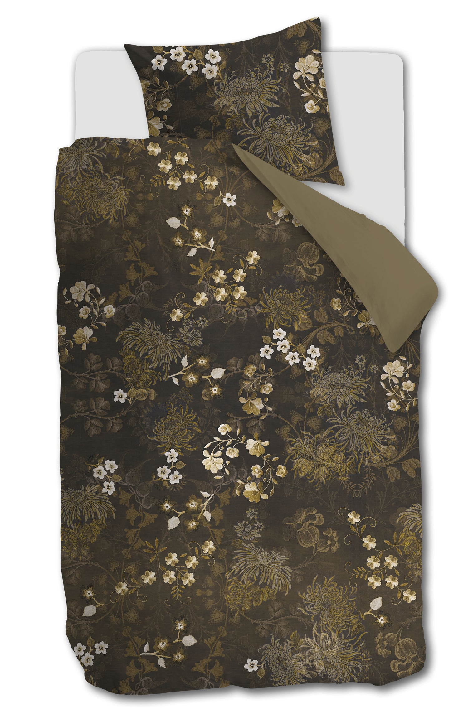 Beddinghouse Darcy Dekbedovertrek - Olive Green