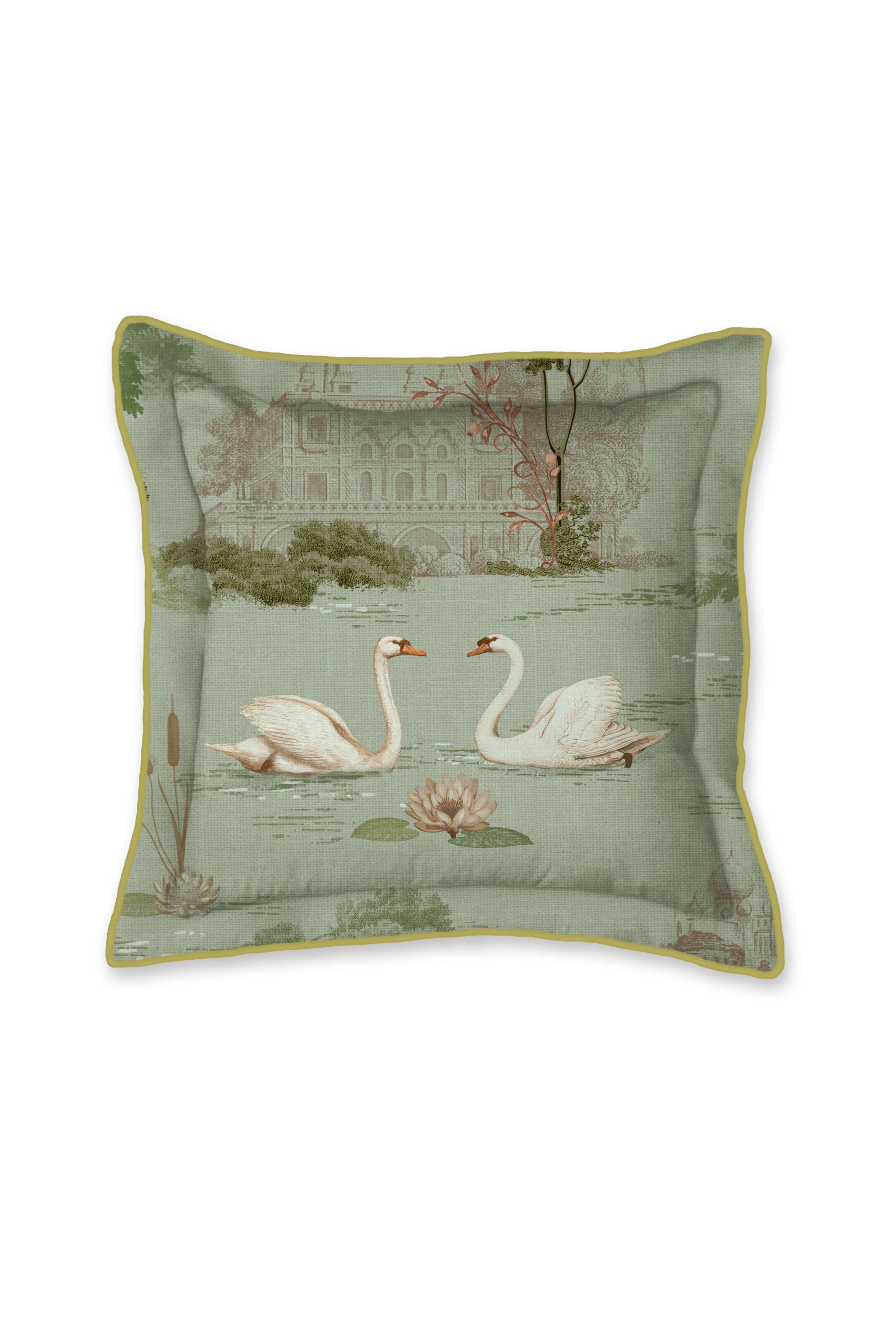 Pip Studio Darjeeling Days Decoratiekussen - Groen