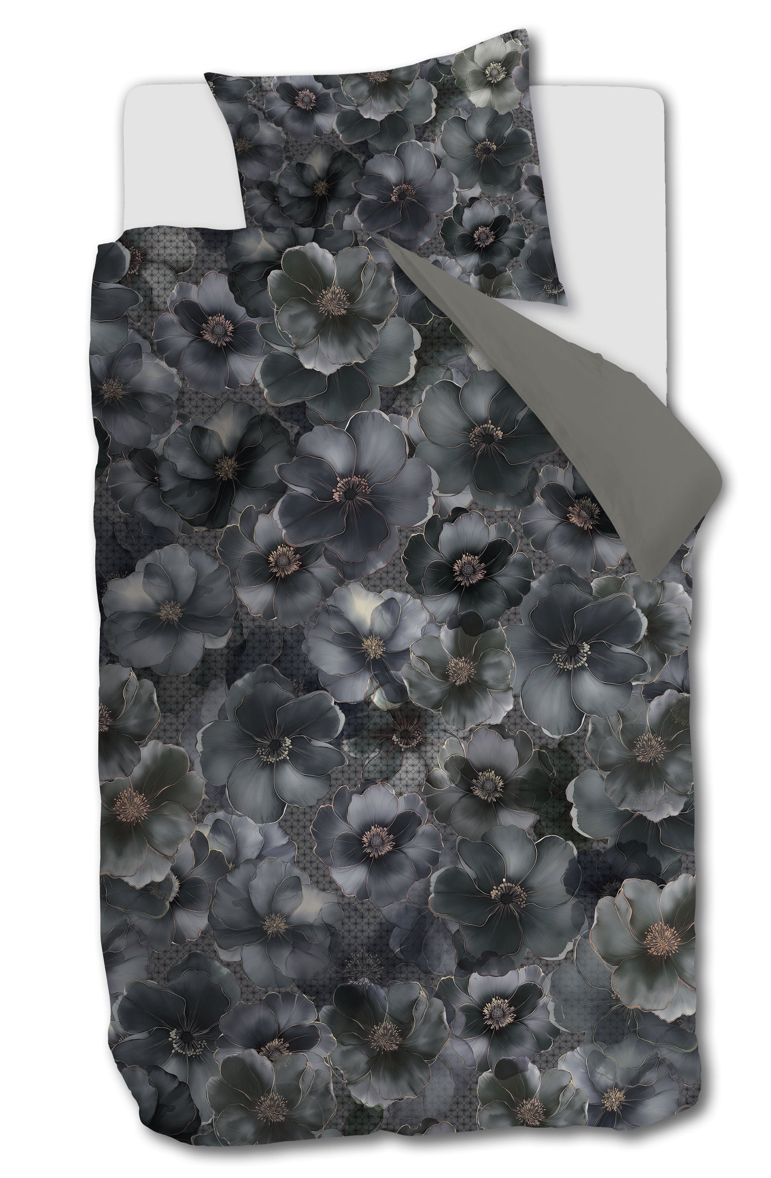 Kardol by Beddinghouse decorum Dekbedovertrek - Grey Green