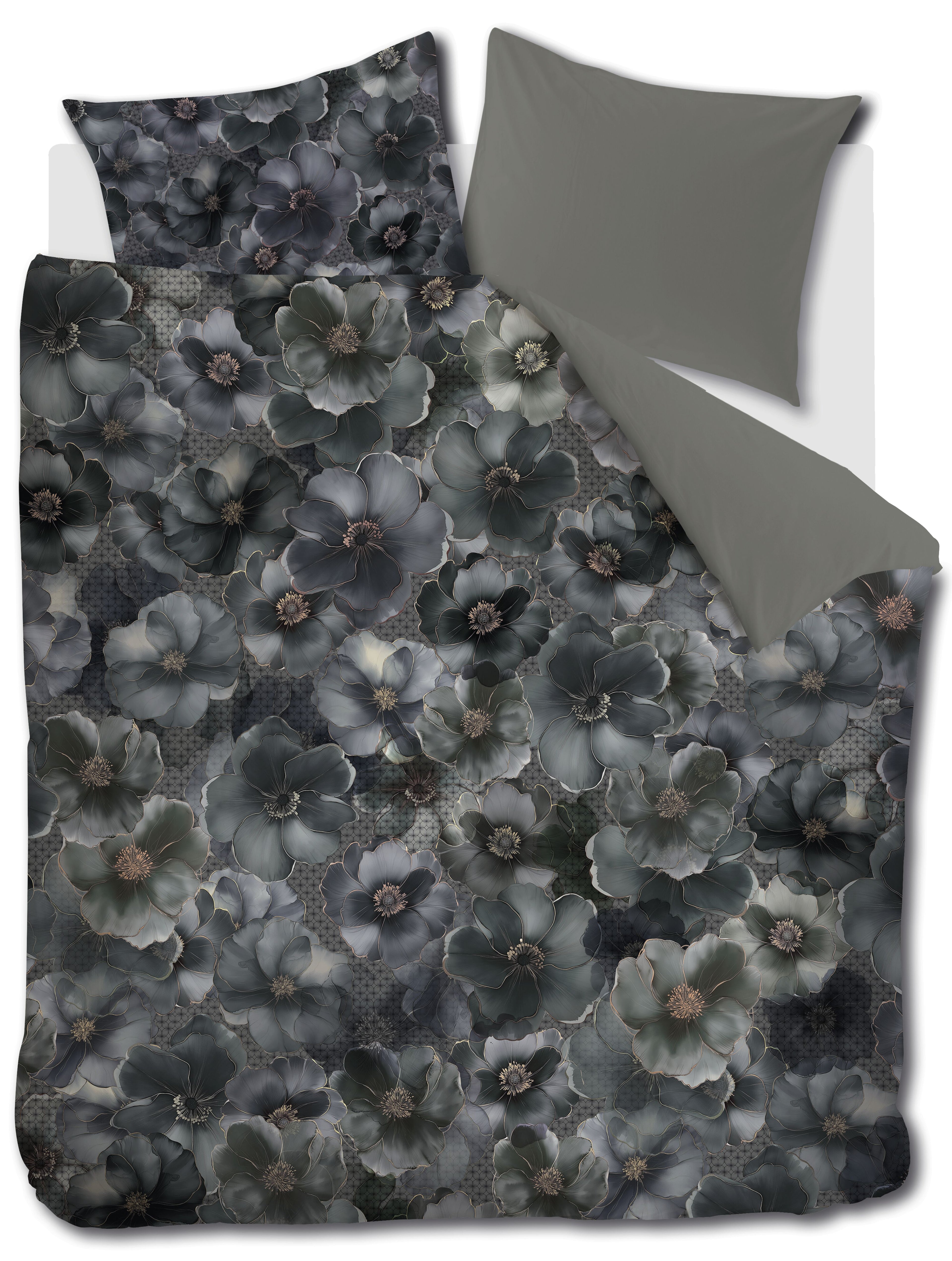 Kardol by Beddinghouse decorum Dekbedovertrek - Grey Green