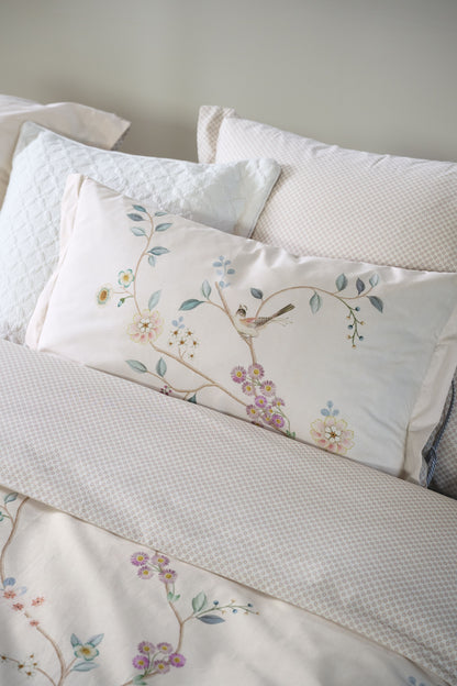 Pip Studio Desi Garden Decoratiekussen - Gebroken wit