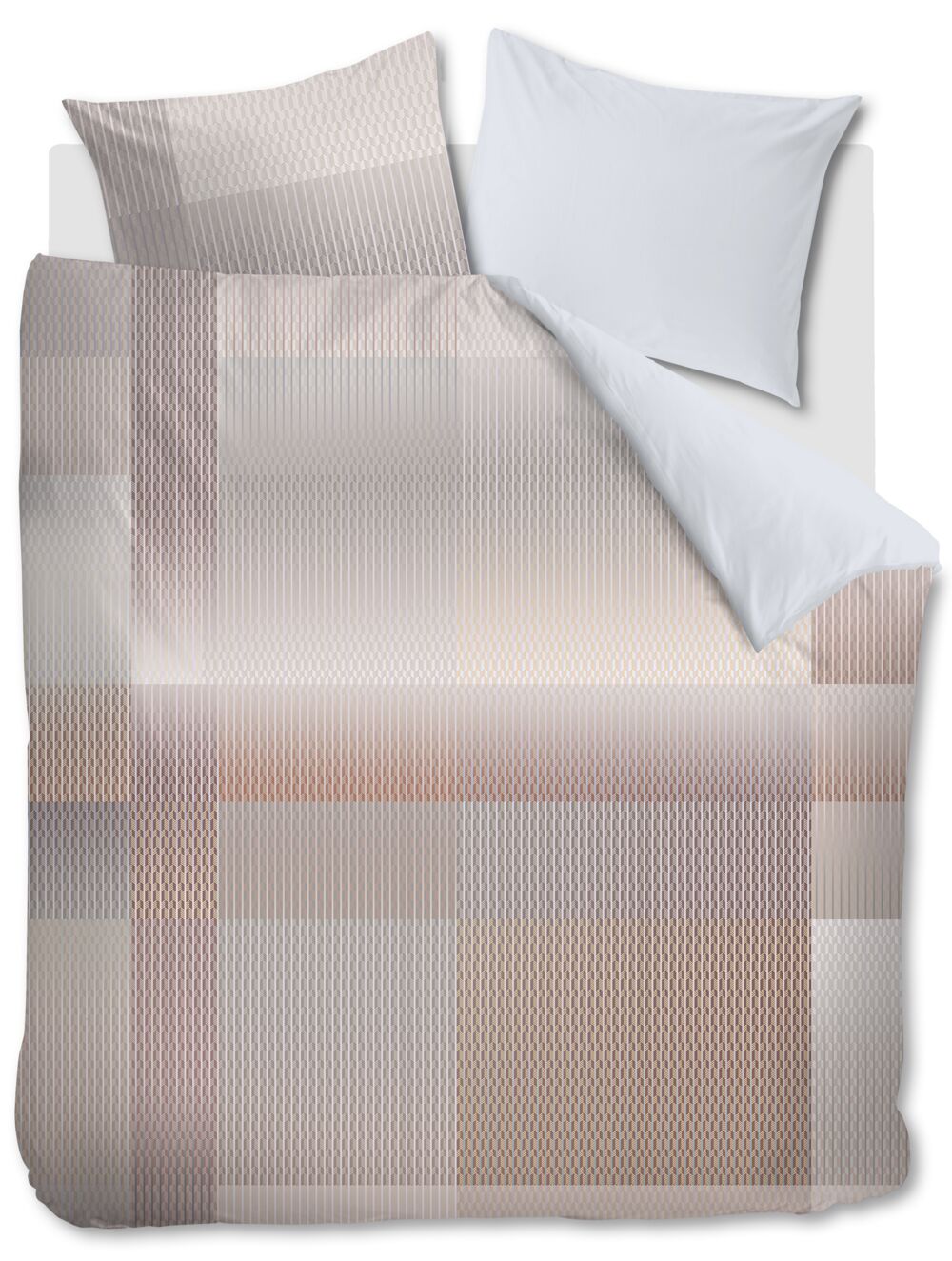 Digital Weave Duvet Cover - Grey Green