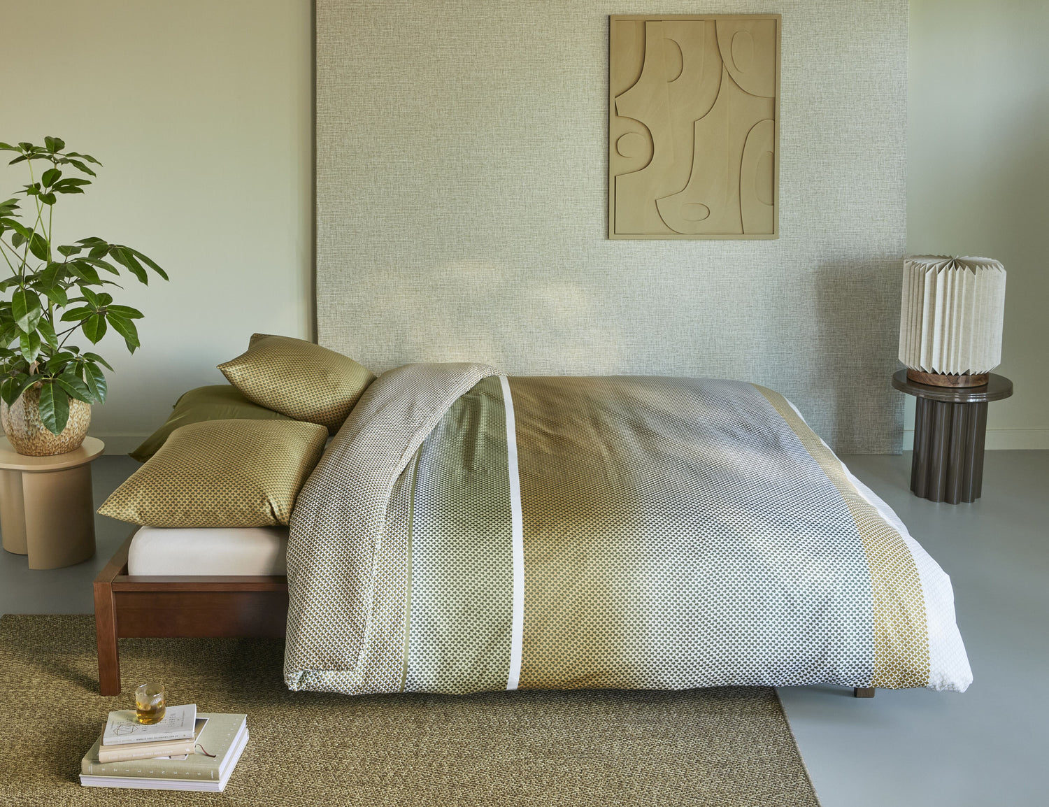 Elvi Duvet Cover - Green