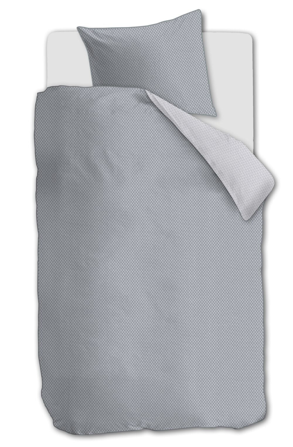 Emery Duvet Cover - Blue-Grey