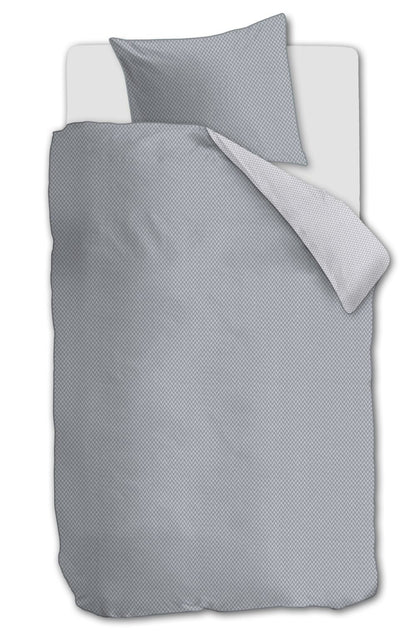 Emery Duvet Cover - Blue-Grey