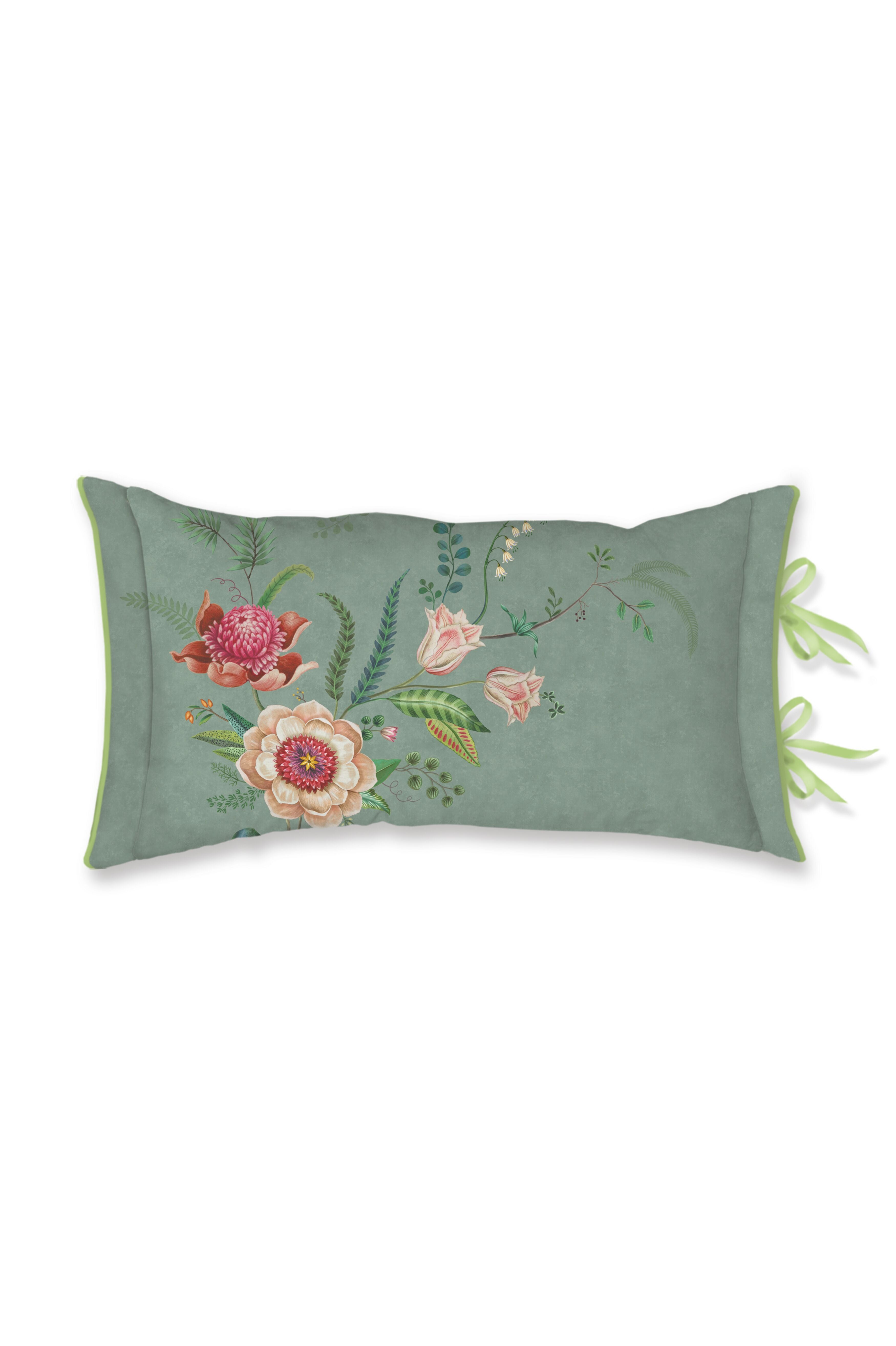 Pip Studio Everbloom Decoratiekussen - Groen