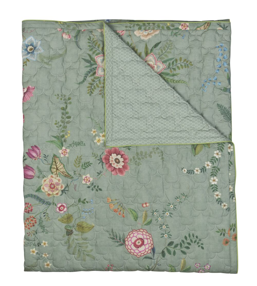Pip Studio Everbloom Sprei - Groen