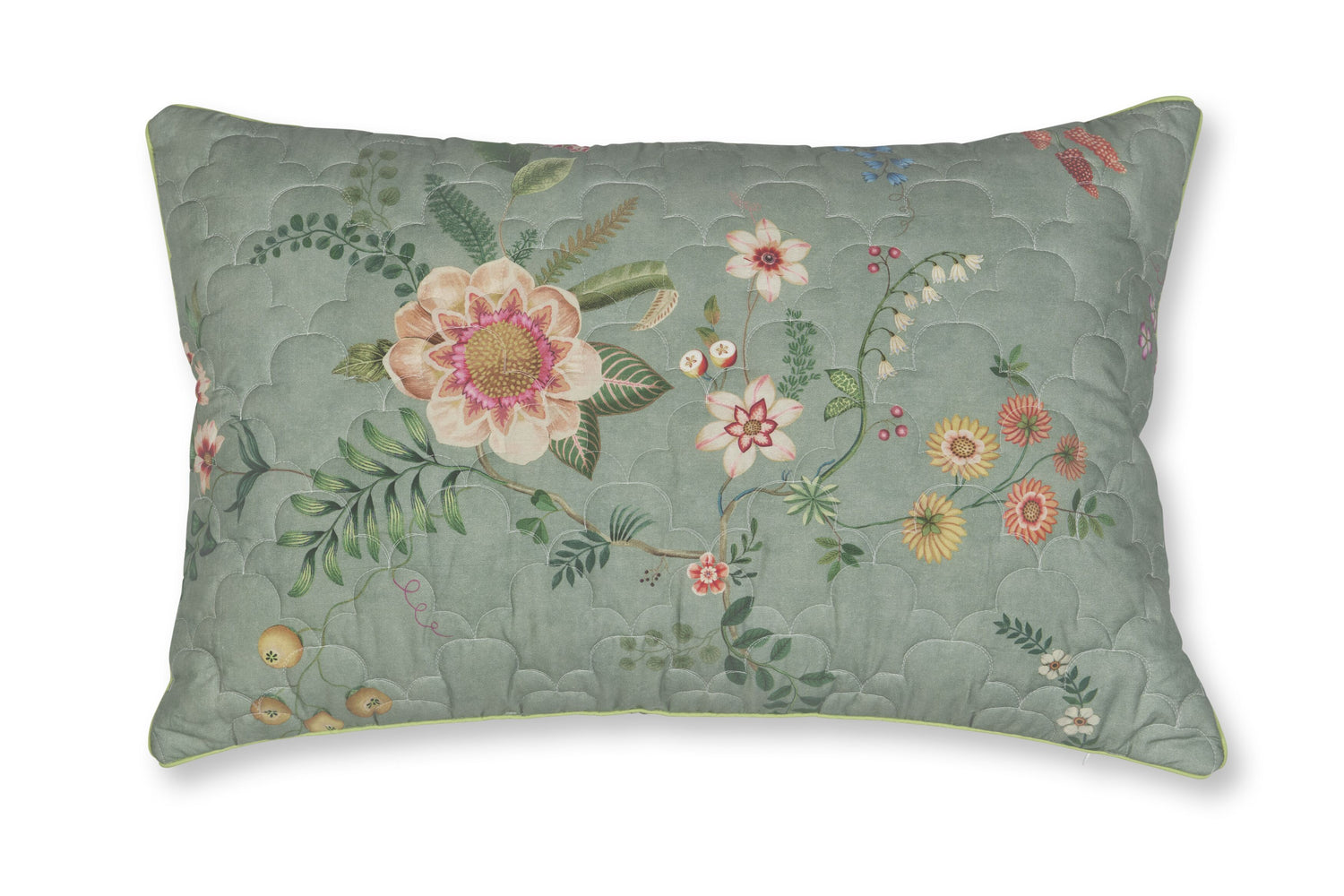 Pip Studio Everbloom Decoratiekussen - Groen