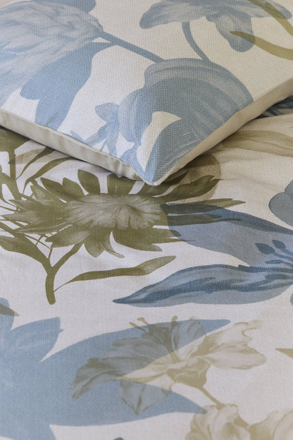 Flori Duvet Cover - Blue