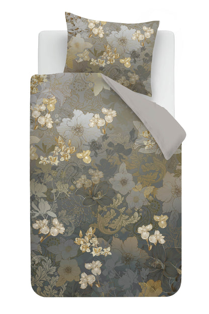 Flornatus Dekbedovertrek - Olive Green