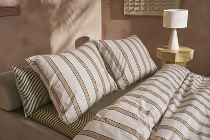 Fun Stripe Duvet Cover - Natural