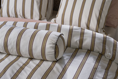 vtwonen Fun Stripe Round Decoratiekussen - Zand
