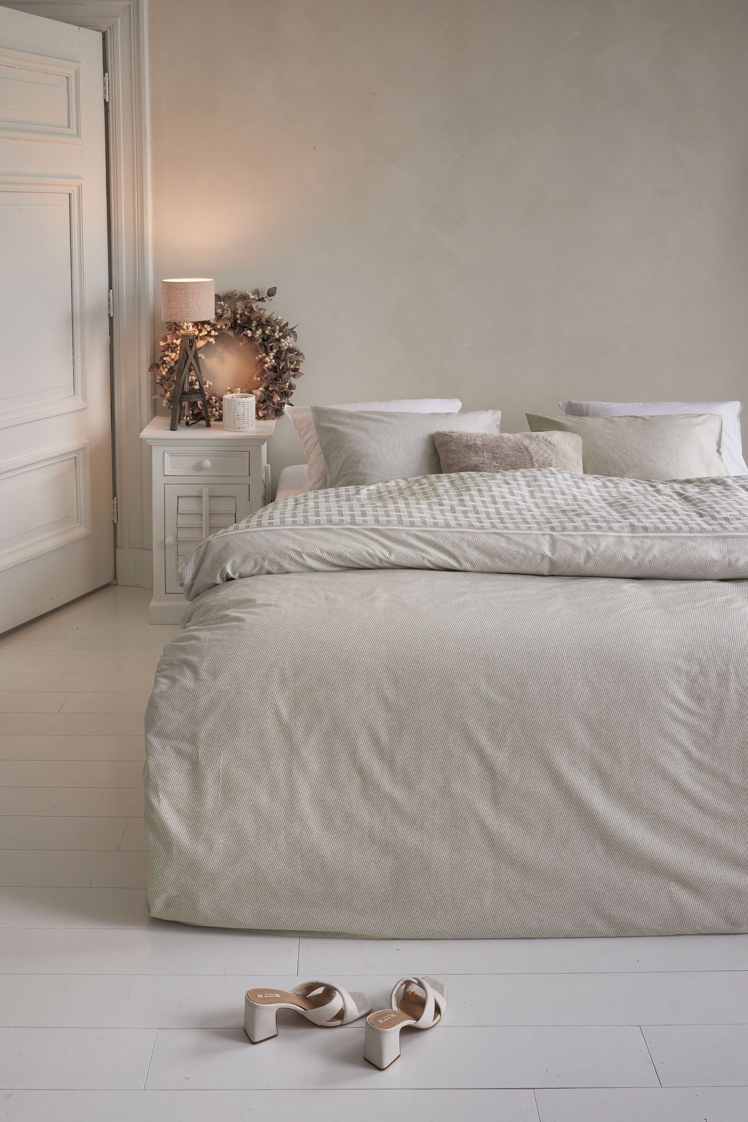 Hayes Duvet Cover - Sand