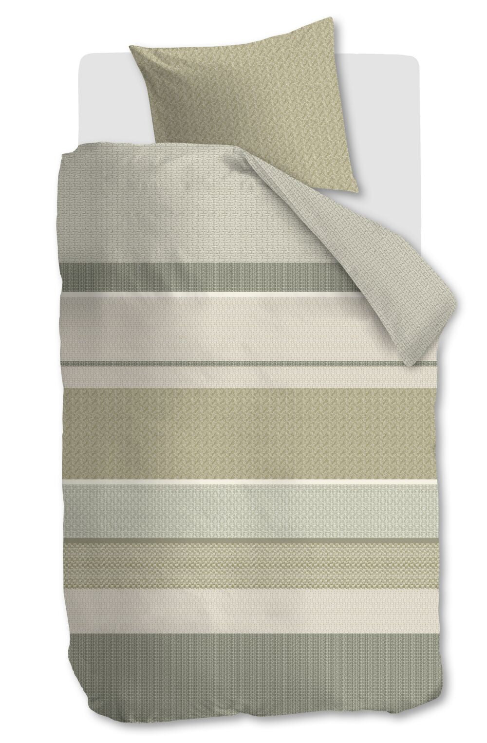 Hilde Duvet Cover - Grey Green