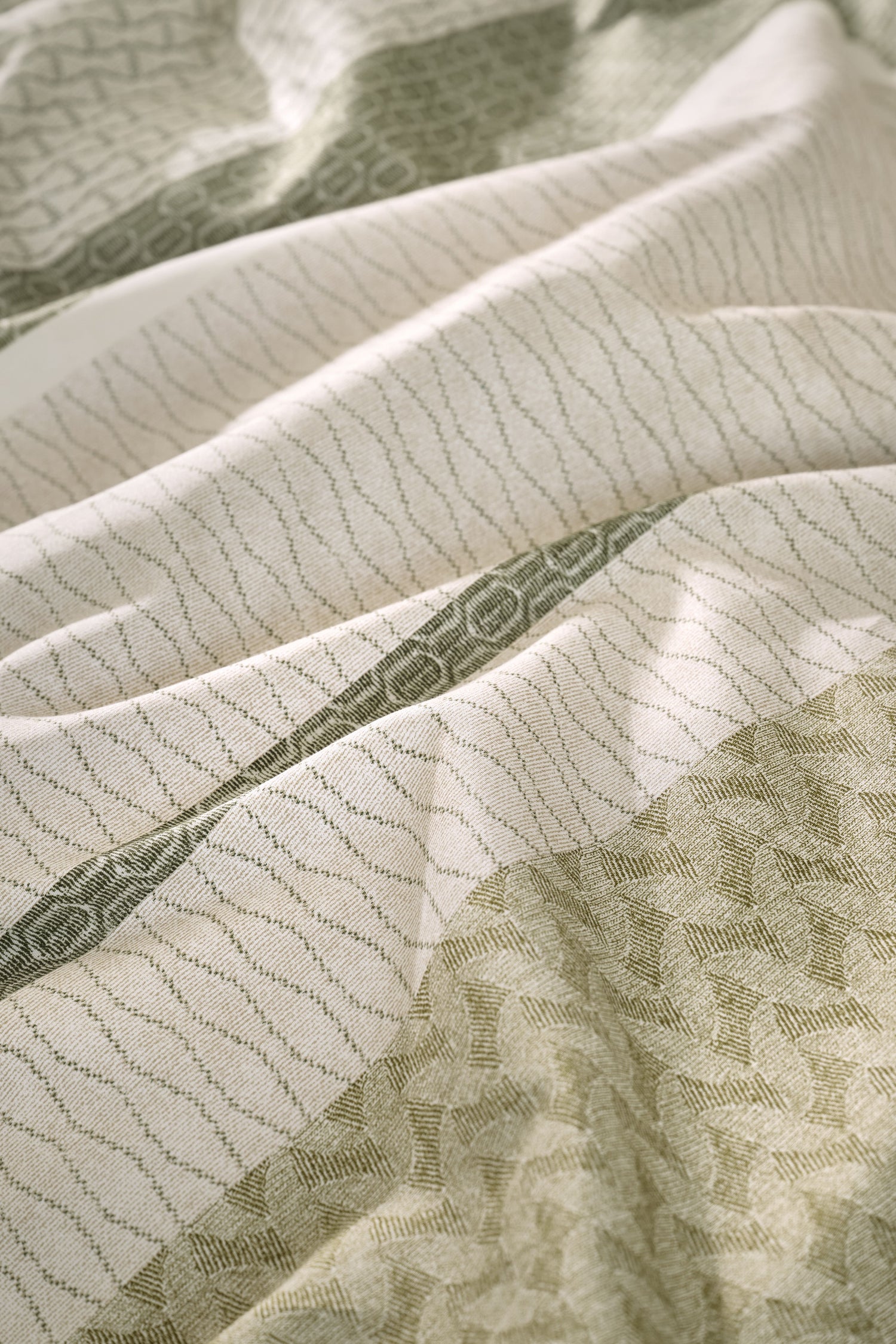 Hilde Duvet Cover - Grey Green