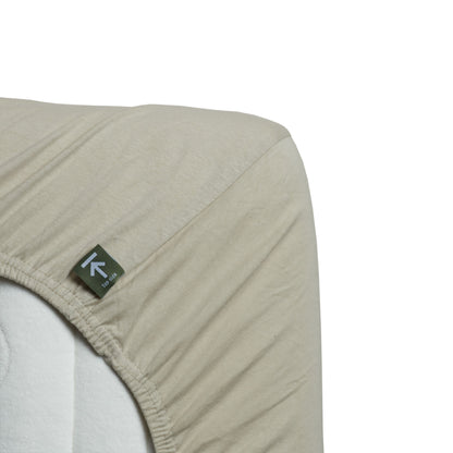 Jersey Stretch - Hoeslaken - Zand