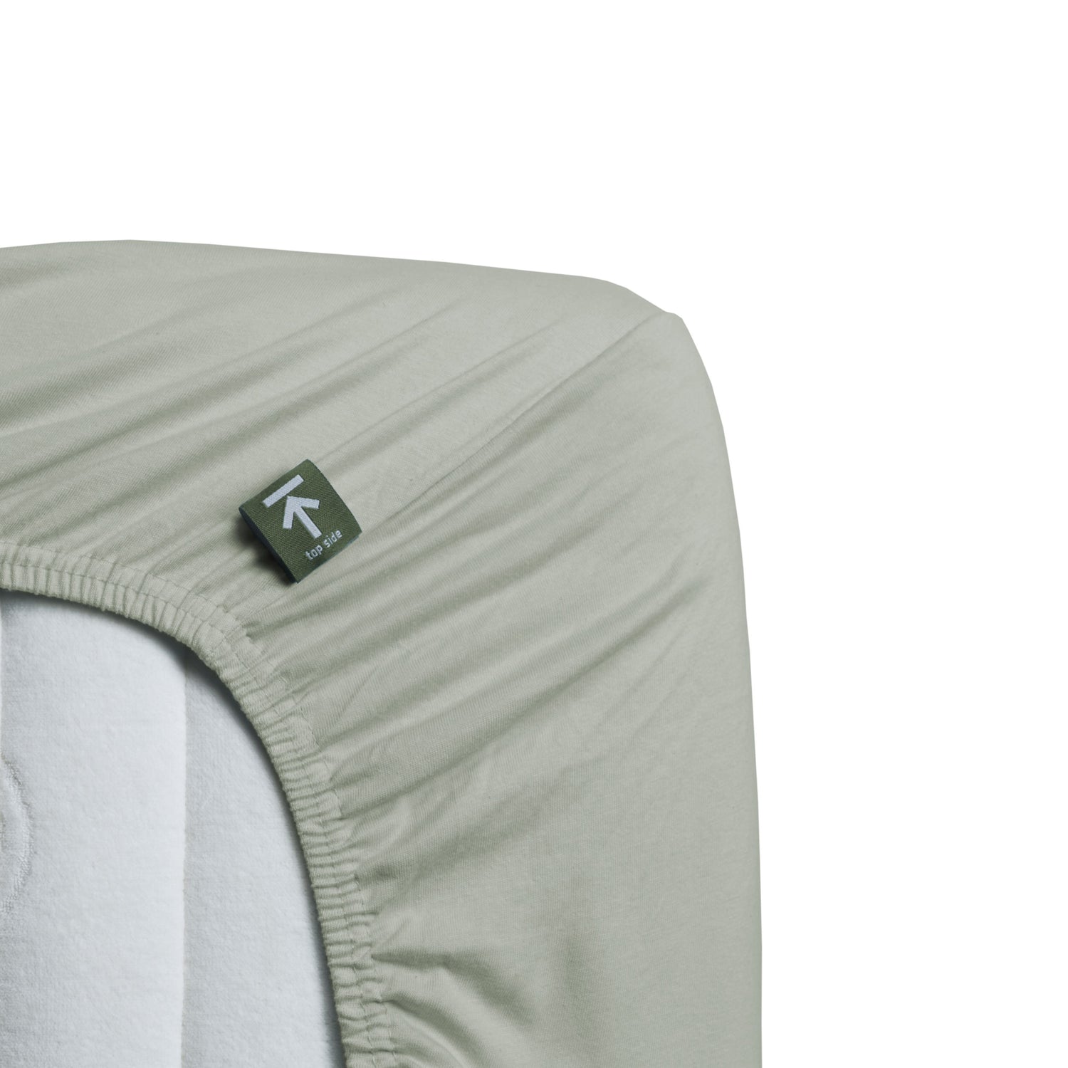 Jersey Stretch - Topper - Grijs Groen