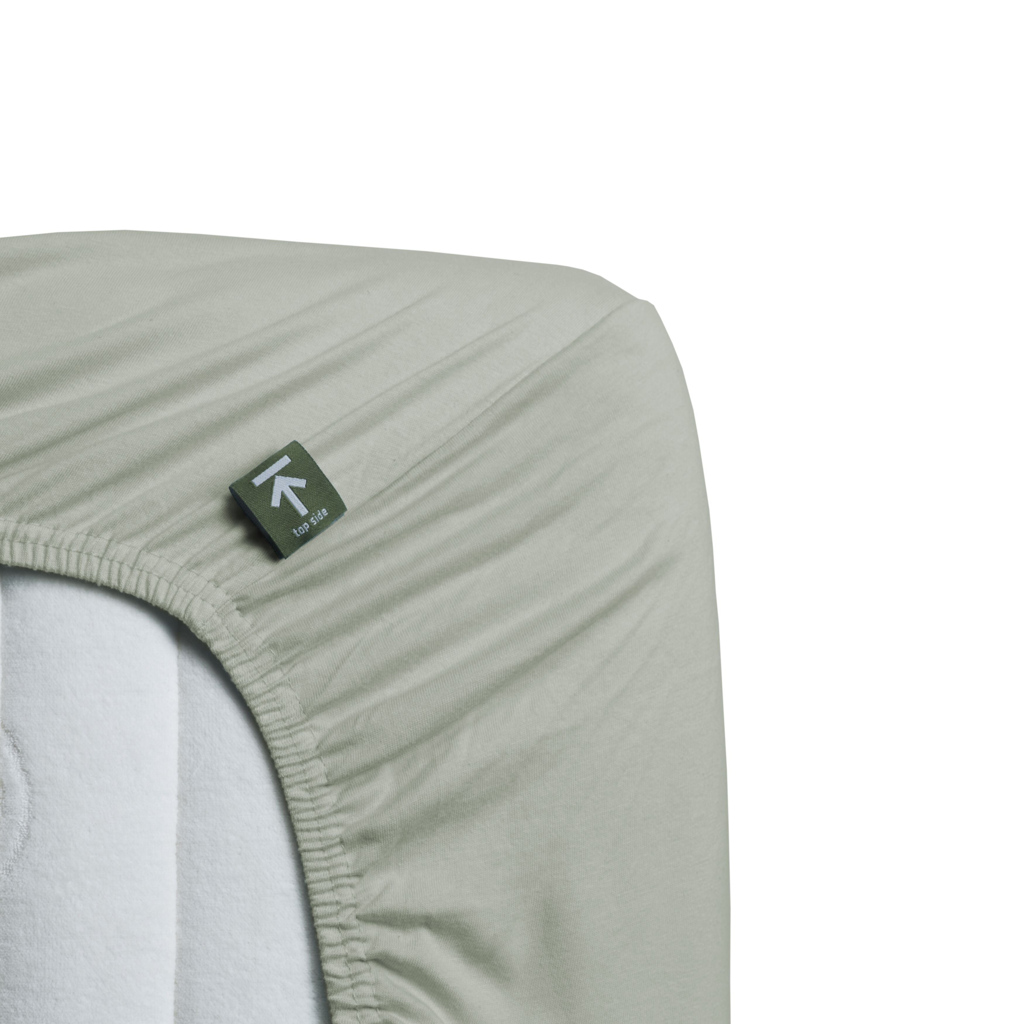 Jersey Stretch - Hoeslaken - Grijs Groen