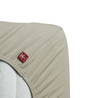 Jersey Stretch - Hoeslaken - Zand