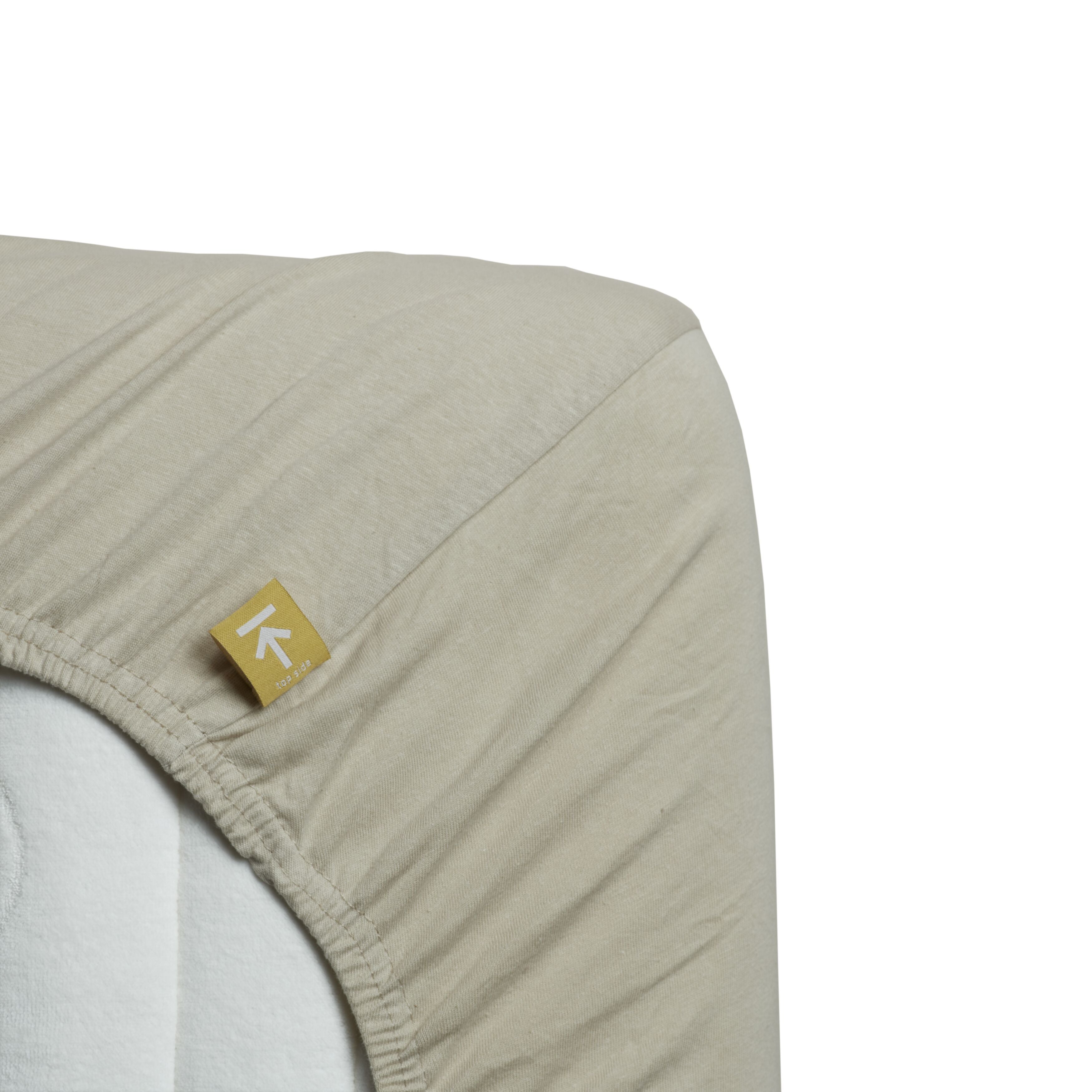 Jersey Stretch - Hoeslaken - Zand