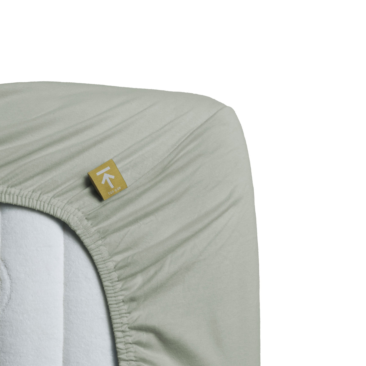 Jersey Stretch - Topper - Grijs Groen