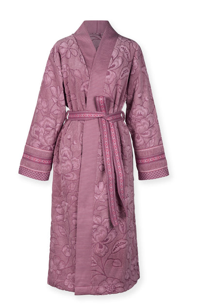 Pip Studio Jasmin Jacquard Badjas - Licht roze