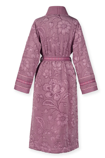 Pip Studio Jasmin Jacquard Badjas - Licht roze