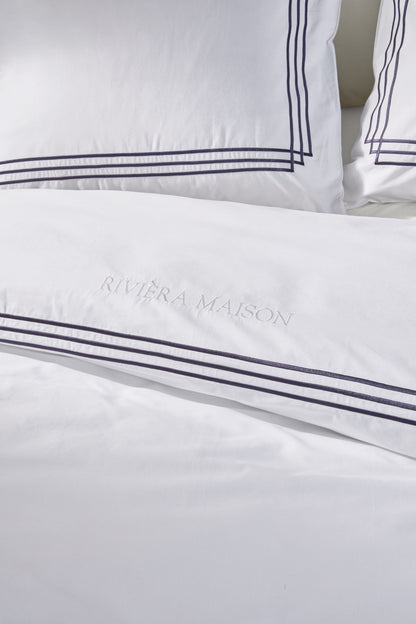 Leandro Duvet Cover - Navy