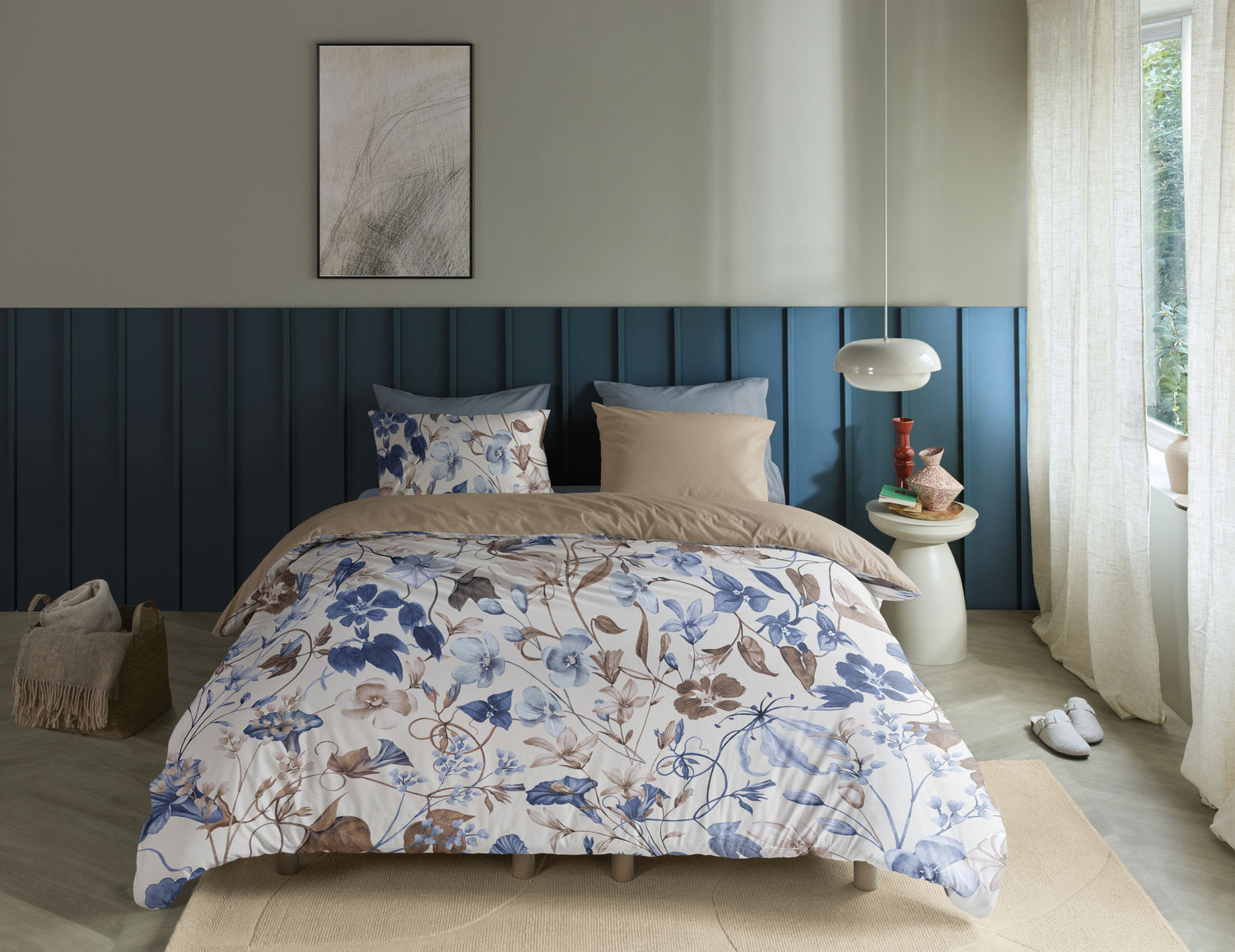 Louise Dekbedovertrek - Blauw