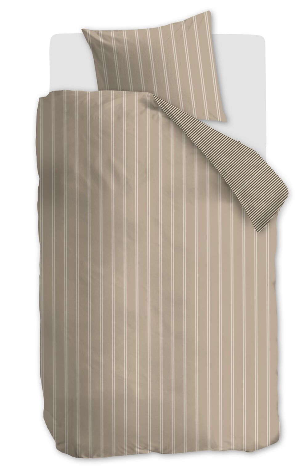 Mini Stripe Duvet Cover - Natural